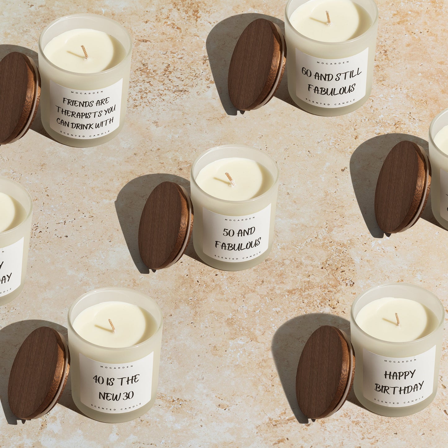 80th Birthday Candle - Luxury Vanilla Soy 220g | 80th Birthday Gift