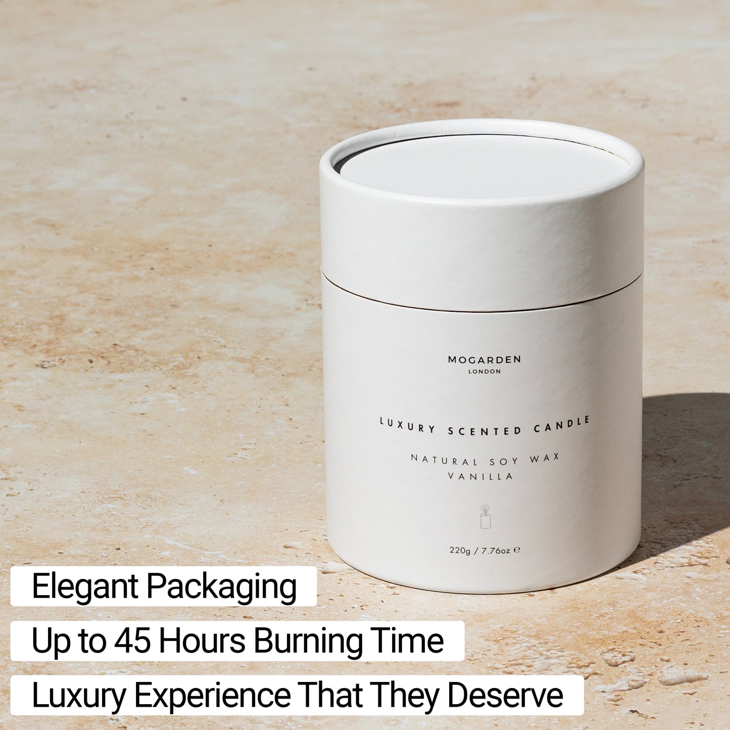 18th Birthday Candle - Luxury Vanilla Soy 220g | 18th Birthday Gift