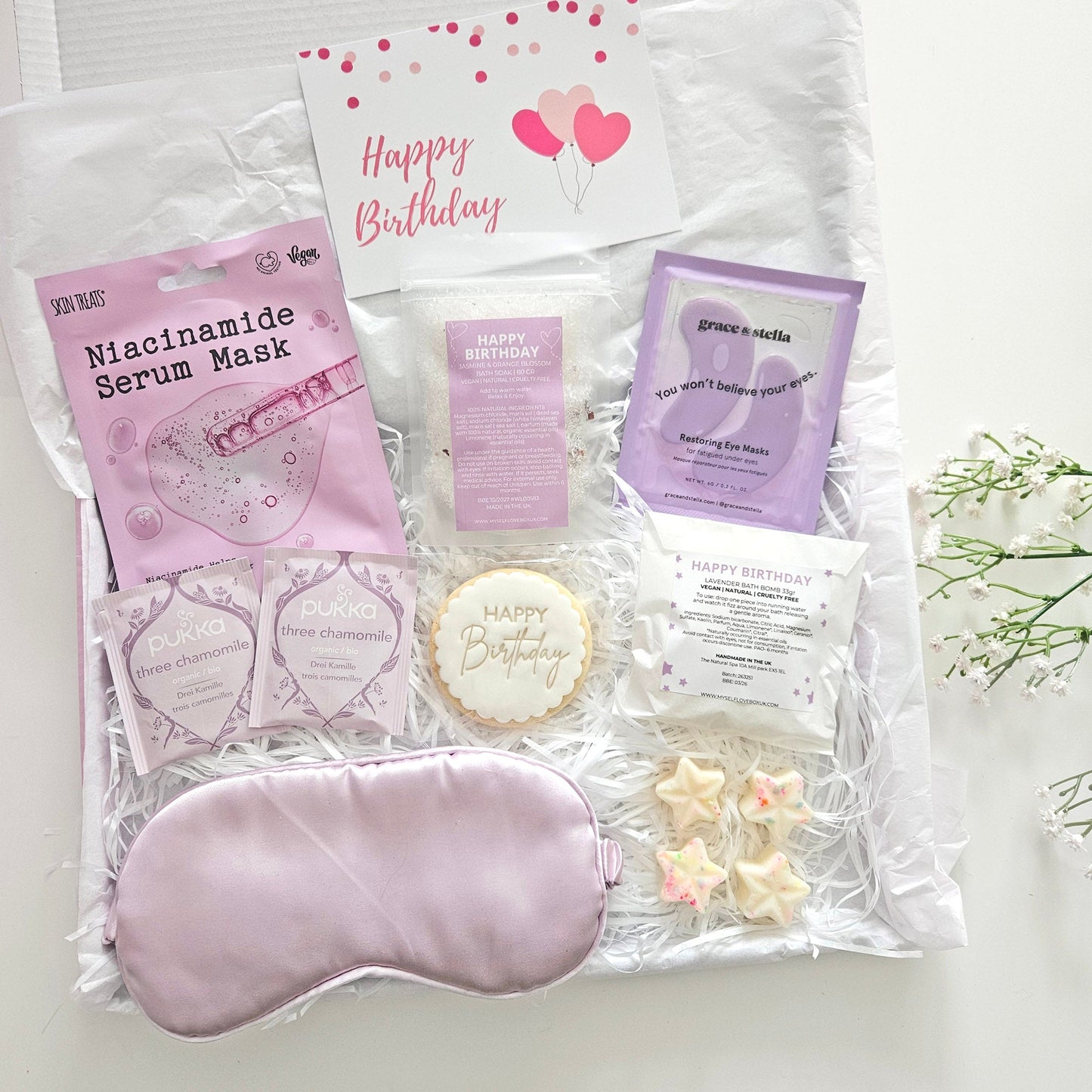 BIRTHDAY PAMPER BOX | LETTERBOX GIFTS
