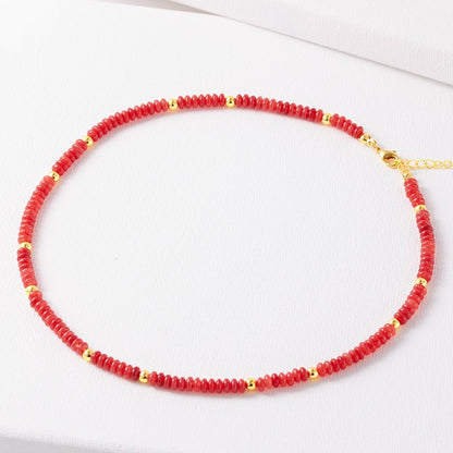 Crystal Natural Stone Beaded Necklace & Bracelet Set – 15+ Styles