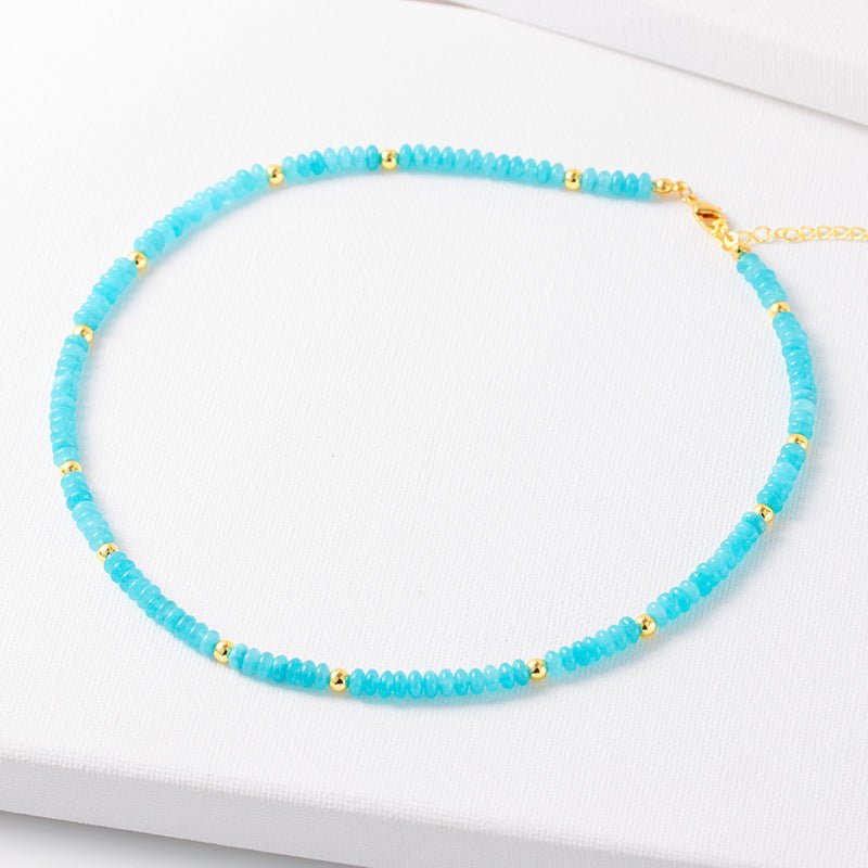 Crystal Natural Stone Beaded Necklace & Bracelet Set – 15+ Styles