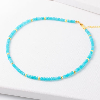 Crystal Natural Stone Beaded Necklace & Bracelet Set – 15+ Styles