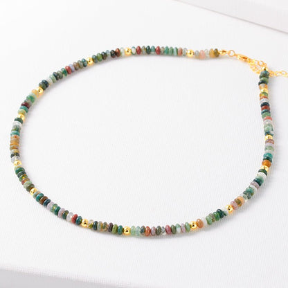 Crystal Natural Stone Beaded Necklace & Bracelet Set – 15+ Styles