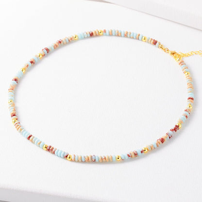 Crystal Natural Stone Beaded Necklace & Bracelet Set – 15+ Styles