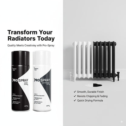 Pro-Spray Radiator Paint | 3-in-1 Heat Resistant Spray