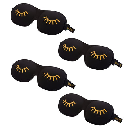 Contoured Sleep Mask Multipack Sets - Various Designs