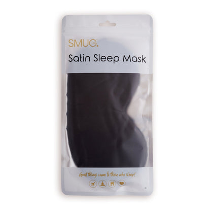 Contoured & Satin Sleep Mask Double Pack & Wash Bag Set- Various Prints