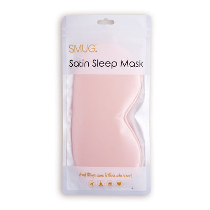 Satin Pillowcases & Sleep Masks Set - Pink
