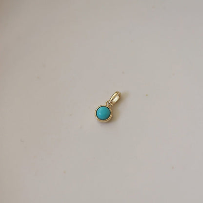 Women’s Simple Fashion S925 Sterling Silver Turquoise Necklace